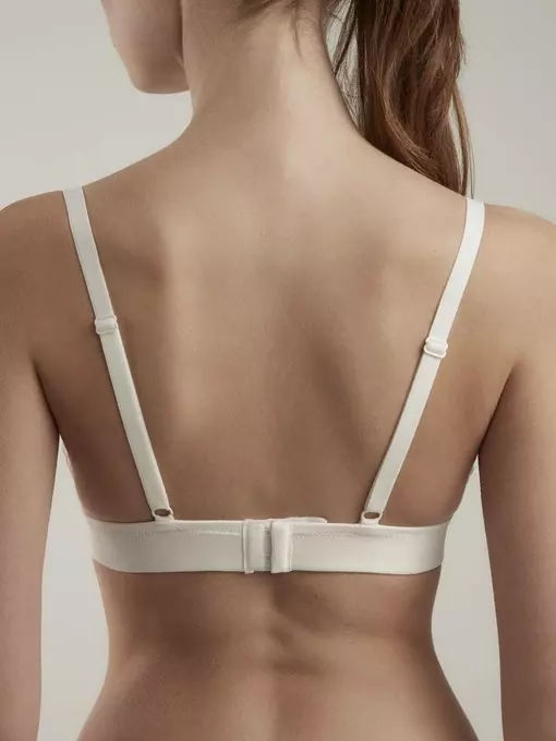 Бюстгальтер с треугольными чашками без каркасов miracle tb7138 приглушенно-белый, 21С-0016КСП, 75A, CONTE ELEGANT,  - 2