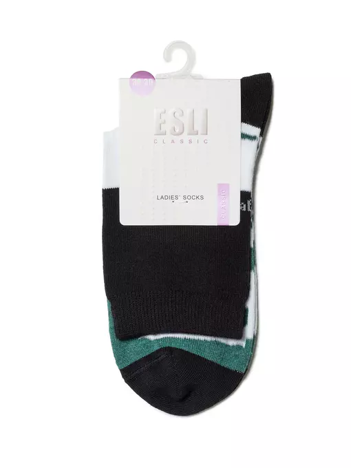 Носки женские esli classic 114 темно-бирюзовый, 15С-20СПЕ, 36-37 (23), ESLI,  - 4