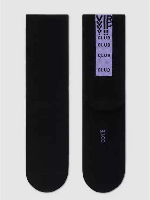 Носки женские (удлиненные) active 433 черный-сиреневый, 20С-20СП, 36-37 (23), CONTE ELEGANT,  - 5