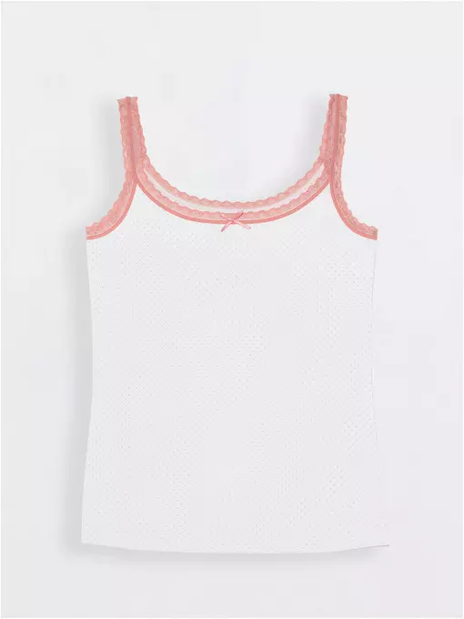 Топ женский  lazy days conte lt 1002 white-dusty rose, 18С-790ТСП, 170-84/XS, CONTE ELEGANT,  - 3