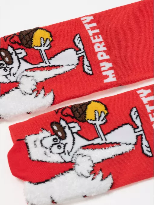 Женские новогодние носки conte new year 911 красный, 22С-26СП, 36-39 (23-25), CONTE ELEGANT,  - 3