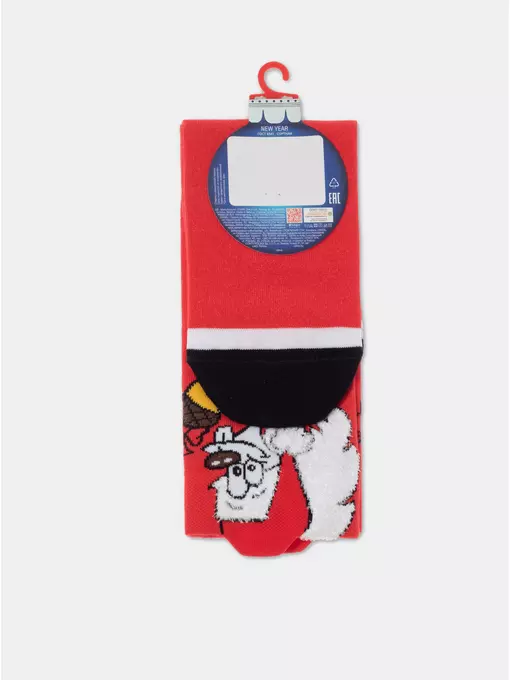 Женские новогодние носки conte new year 911 красный, 22С-26СП, 36-39 (23-25), CONTE ELEGANT,  - 6