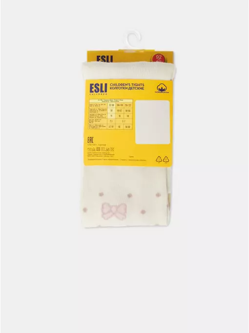 Колготки детские esli 591 молочный, 21С-72СПЕ, 104-110 (16), ESLI,  - 3