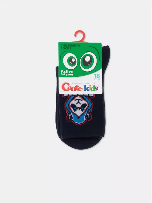Удлиненные детские носки conte-kids active 929 темно-синий, 20С-167СП, 16, CONTE-KIDS,  - 3