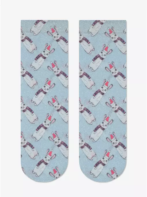 Женские новогодние носки fantasy new year 611 mix, 21С-151/1СП, 36-39 (23-25), CONTE ELEGANT,  - 4