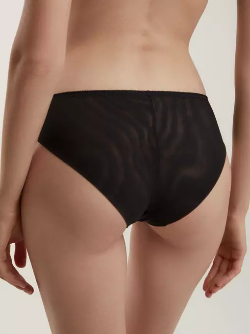 Трусы женские «слип» со средней линией талии vintage rp3116 черный, 21С-0040КСП, 94/S, CONTE ELEGANT,  - 2