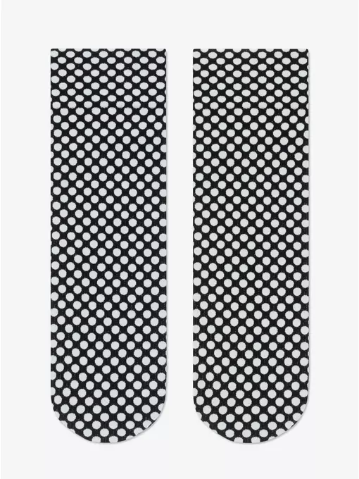 Носки женские с рисунком «в горох» fantasy 22с-54сп nero-bianco, 22С-54СП, 36-39 (23-25), CONTE ELEGANT,  - 4