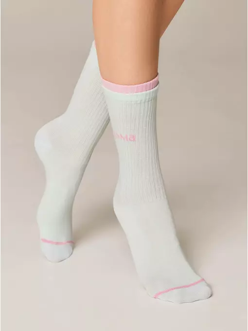 Носки женские хлопковые active (удлиненные) 488 бледно-бирюзовый, 22С-29СП, 38-39 (25), CONTE ELEGANT,  - 2