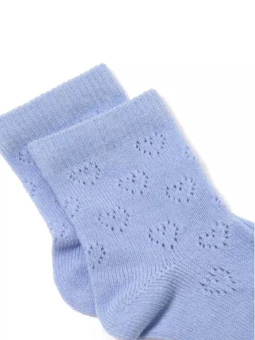 Носки детские miss (ажурные) 696 бледно-фиолетовый, 20С-204СП, 14, CONTE-KIDS,  - 3