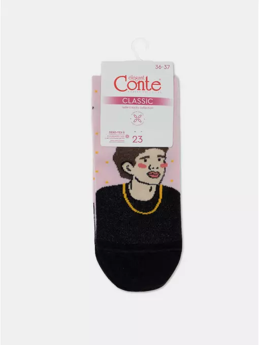 Носки женские хлопковые classic 535 светло-розовый, 15С-15СП, 36-37 (23), CONTE ELEGANT,  - 5