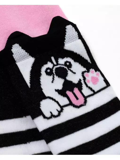 Колготки детские conte-kids tip-top (мордашки) 560 светло-розовый, 17С-60СП, 92-98 (14), CONTE-KIDS,  - 3