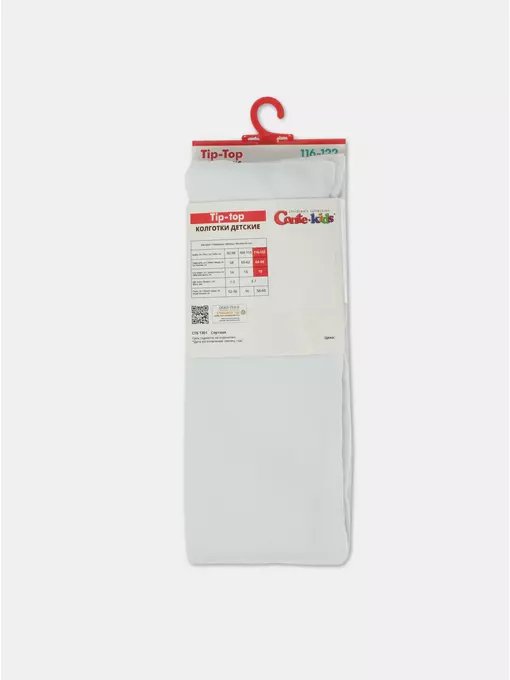 Колготки детские tip-top 628 белый, 4С-04СП, 116-122 (18), CONTE-KIDS,  - 4