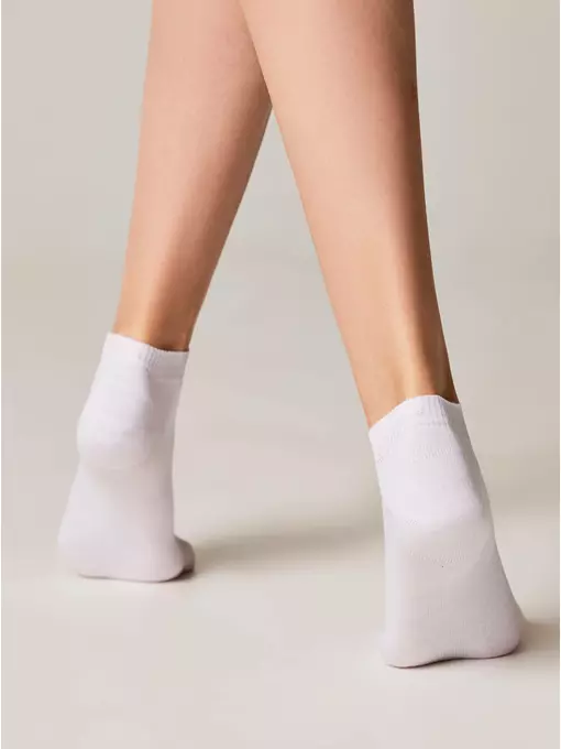 Носки женские (короткие) esli basic 18с-97/1спе 000 белый, 18С-97/1СПЕ, 36-39 (23-25), ESLI,  - 2