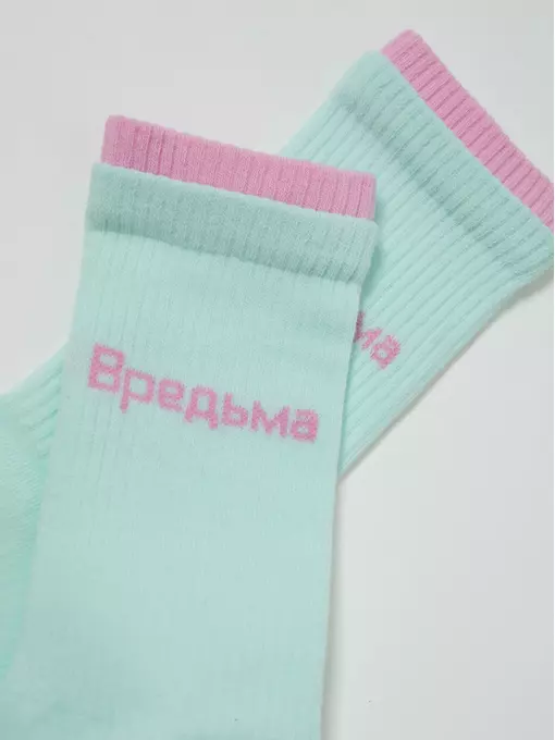Носки женские хлопковые active (удлиненные) 488 бледно-бирюзовый, 22С-29СП, 38-39 (25), CONTE ELEGANT,  - 4