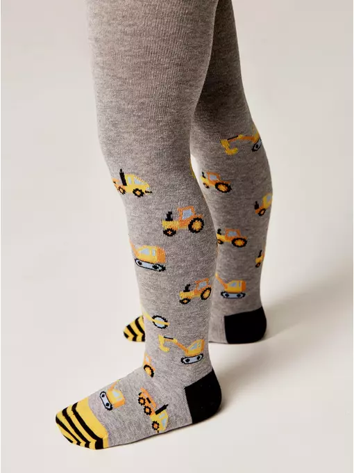 Колготки детские conte-kids tip-top 636 серый, 4С-02СП, 92-98 (14), CONTE-KIDS,  - 2