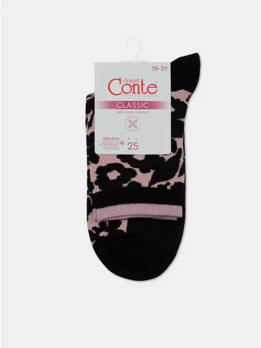 Носки женские хлопковые conte classic 441 пепельно-розовый, 7С-22СП, 36-37 (23), CONTE ELEGANT,  - 5