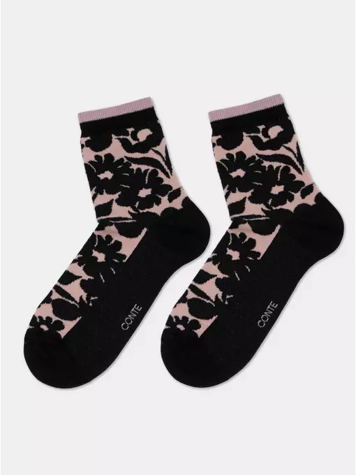 Носки женские хлопковые conte classic 441 пепельно-розовый, 7С-22СП, 36-37 (23), CONTE ELEGANT,  - 3