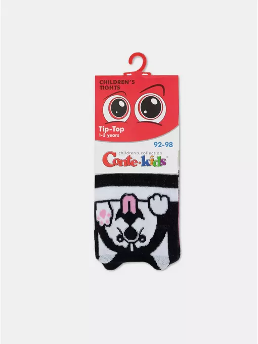 Колготки детские conte-kids tip-top (мордашки) 560 светло-розовый, 17С-60СП, 92-98 (14), CONTE-KIDS,  - 4