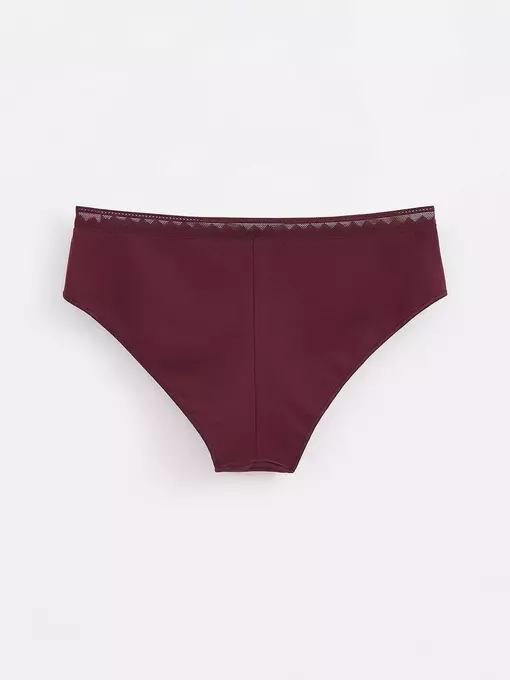Трусы женские classic basic lhp 1433 (в коробке) bordo, 20С-1417ТСП, 90/XS, CONTE ELEGANT,  - 4