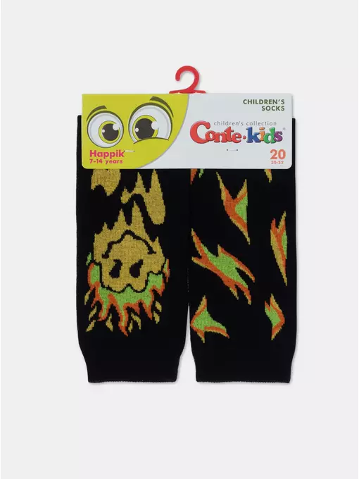 Носки детские conte-kids "веселые ножки" 937 черный, 17С-10СП, 20, CONTE-KIDS,  - 6