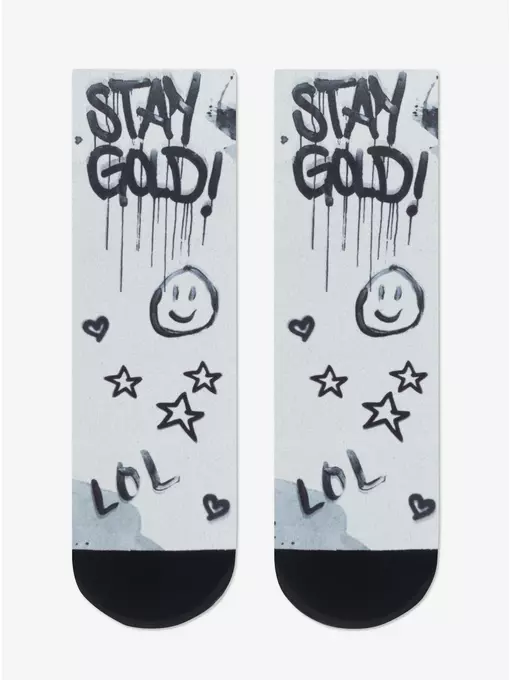 Плотные женские носки с черным мыском и рисунком «stay» 906, 22С-56СП, 36-39 (23-25), CONTE ELEGANT,  - 3