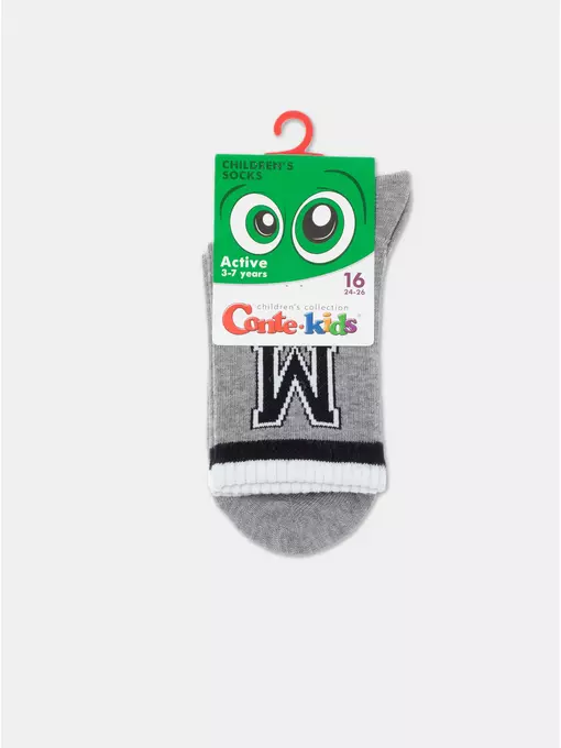 Удлиненные детские носки active 925 серый, 20С-167СП, 18, CONTE-KIDS,  - 3