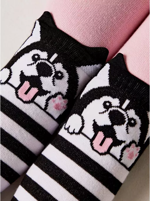 Колготки детские conte-kids tip-top (мордашки) 560 светло-розовый, 17С-60СП, 92-98 (14), CONTE-KIDS,  - 2