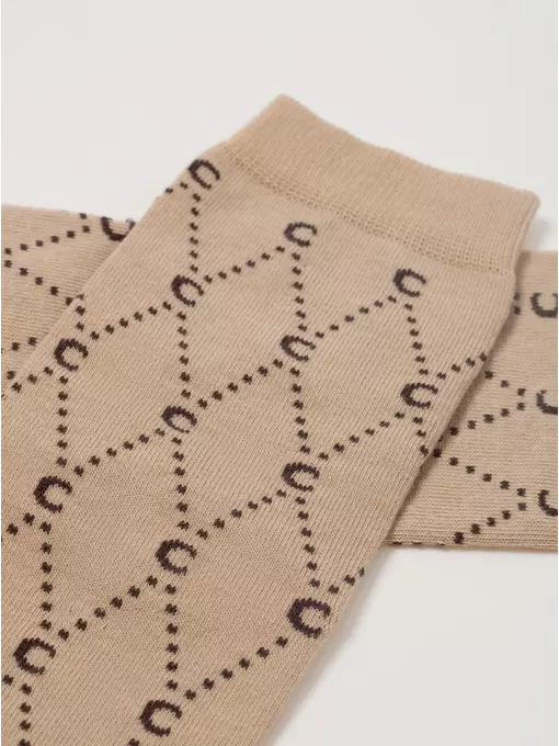 Носки женские хлопковые classic 525 бежевый, 7С-22СП, 38-39 (25), CONTE ELEGANT,  - 5