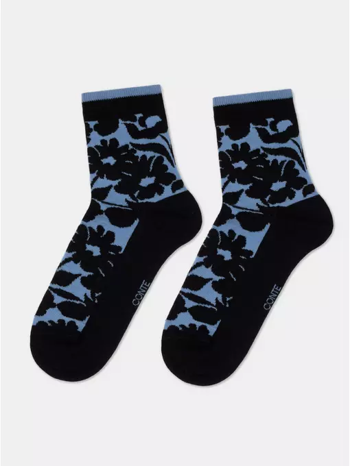 Носки женские хлопковые conte classic 441 светло-голубой, 7С-22СП, 36-37 (23), CONTE ELEGANT,  - 2