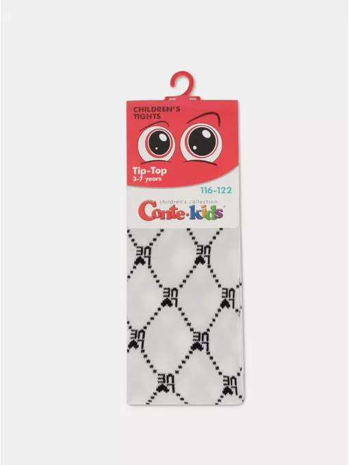 Колготки детские tip-top 634 молочный, 4С-04СП, 116-122 (18), CONTE-KIDS,  - 3