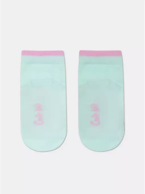 Носки детские "веселые ножки" 933 бледно-бирюзовый, 17С-10СП, 12, CONTE-KIDS,  - 2