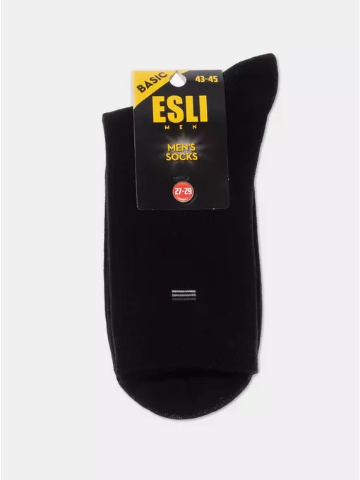 Носки мужские esli basic 158 черный, 21С-192СПЕ, 40-42 (25-27), ESLI,  - 3