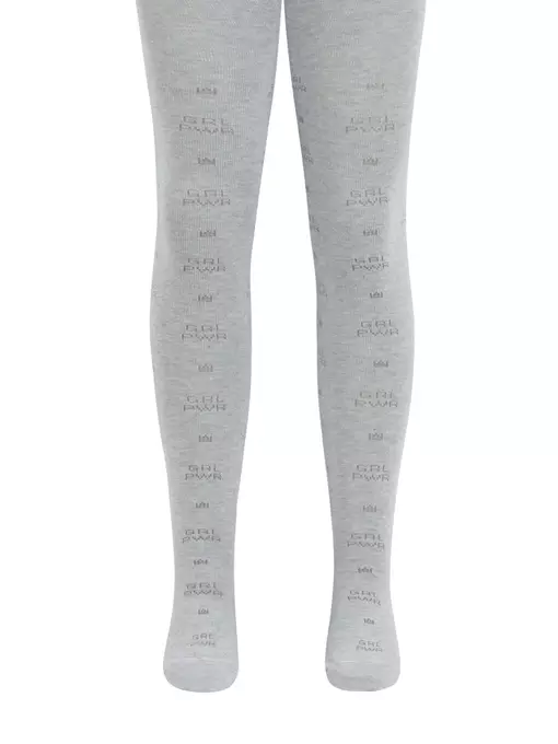 Колготки детские tip-top 629 светло-серый, 4С-06СП, 140-146 (22), CONTE-KIDS,  - 4