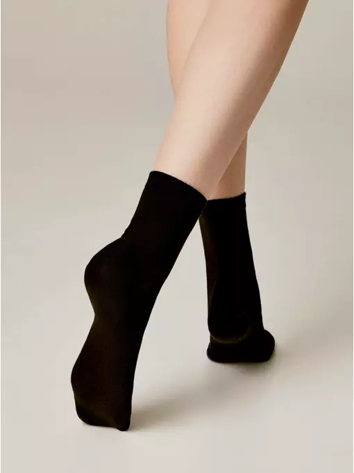 Носки женские esli basic 18с-7/2спе 000 черный, 18С-7/2СПЕ, 36-39 (23-25), ESLI,  - 2