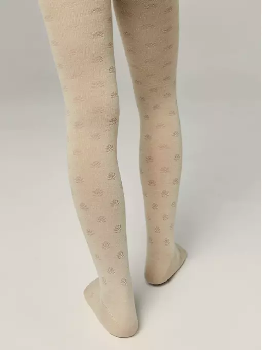 Колготки детские class 654 бежевый, 23С-1СП, 116-122 (18), CONTE-KIDS,  - 2