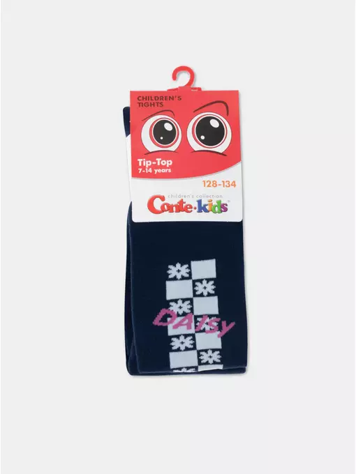 Колготки детские tip-top 635 темно-синий, 4С-04СП, 128-134 (20), CONTE-KIDS,  - 3
