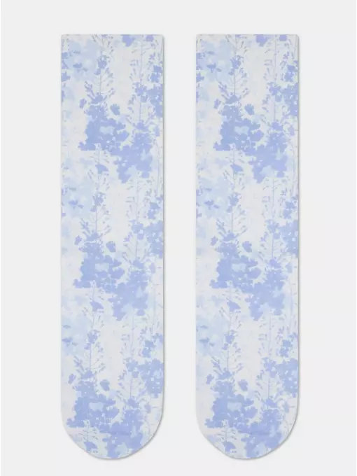 Удлиненные женские носки с хлопком 557 сиреневый, 19С-236/1СП, 36-39 (23-25), CONTE ELEGANT,  - 6