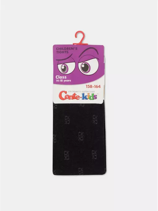 Колготки детские class 657 черный, 23С-1СП, 128-134 (20), CONTE-KIDS,  - 3