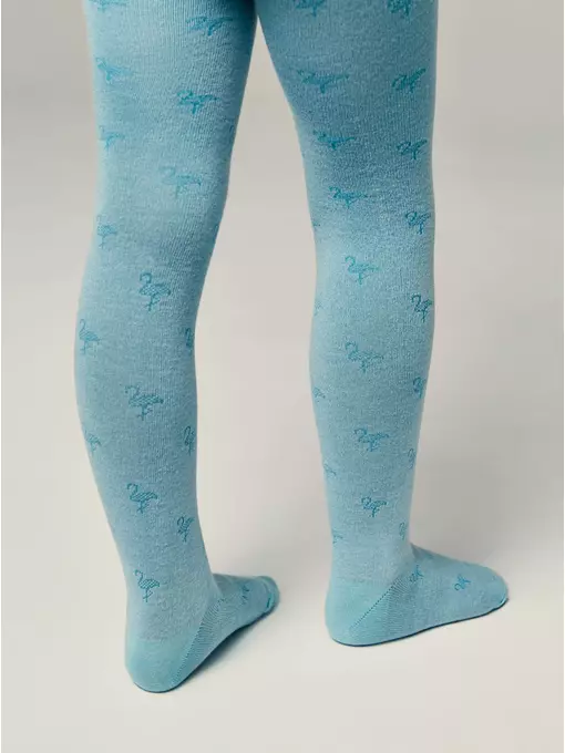 Колготки детские class 640 бирюза, 23С-1СП, 104-110 (16), CONTE-KIDS,  - 3