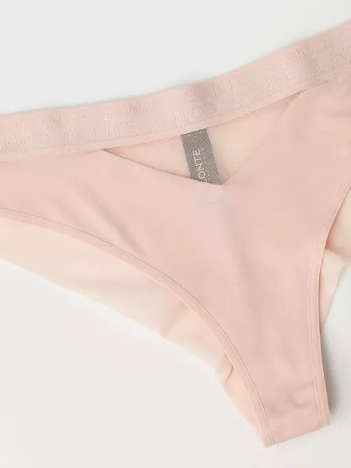 Трусы женские «бразилиана» из бамбука double conte lbr 2261 cameo, 22С-2234ТСП, 90/XS, CONTE ELEGANT,  - 4