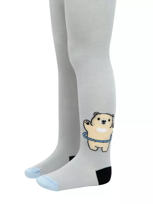 Колготки детские happik 661 светло-серый, 22С-144СП, 80-86 (14), CONTE-KIDS,  - 4