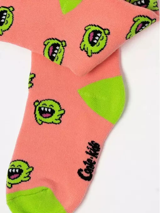 Колготки десткие (махровые внутри) sof-tiki с рисунками 644 коралловый, 7С-38СП, 92-98 (14), CONTE-KIDS,  - 6