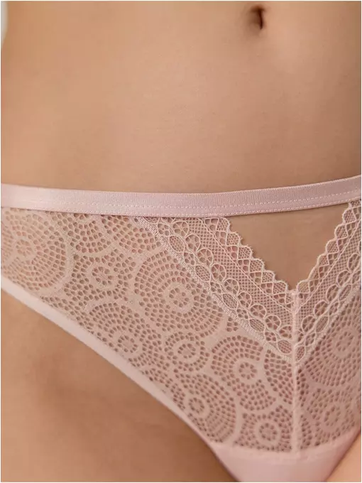 Трусы женские «бразилиана» из кружева с фигурным вырезом lace twist lbr 1990 sakura, 21С-2007ТСП, 102/L, CONTE ELEGANT,  - 3