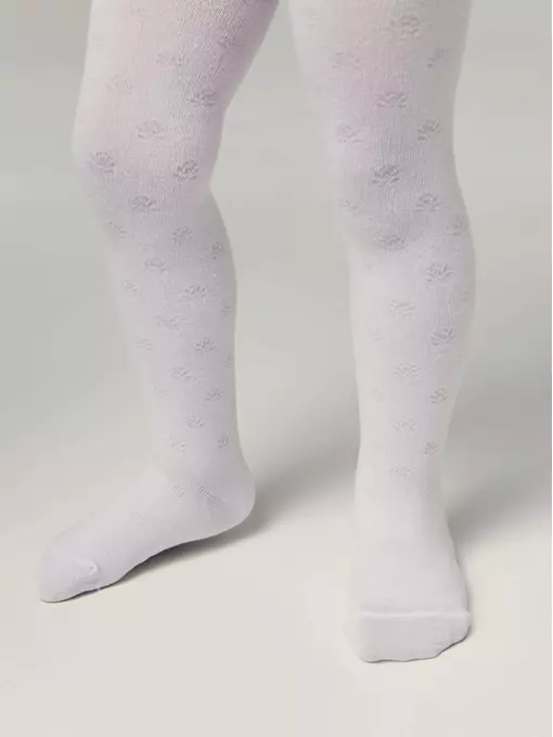 Колготки детские class 654 белый, 23С-1СП, 104-110 (16), CONTE-KIDS,  - 2