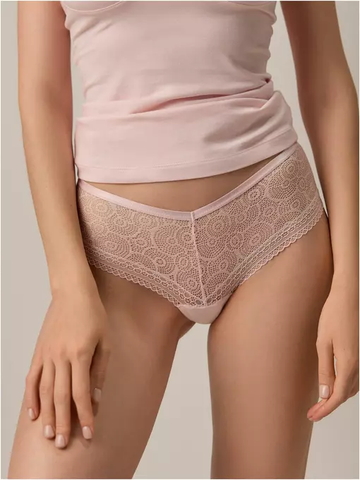 Трусы женские «шортики» c v-образной линией талии lace twist lsh 1991 sakura, 21С-2008ТСП, 98/M, CONTE ELEGANT,  - 1