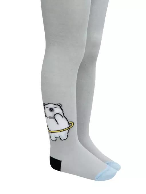 Колготки детские happik 661 светло-серый, 22С-144СП, 80-86 (14), CONTE-KIDS,  - 2