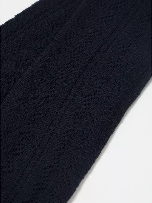 Ажурные детские колготки miss 617 темно-синий, 20С-206СП, 104-110 (16), CONTE-KIDS,  - 2