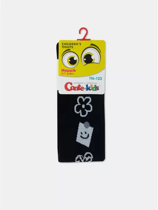 Колготки детские happik 649 черный, 22С-144СП, 116-122 (18), CONTE-KIDS,  - 4
