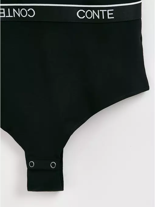 Боди женское с перекрестными бретелями black&white lbt 2248 black, 22С-2221ТСП, 170-84-90/XS, CONTE ELEGANT,  - 7