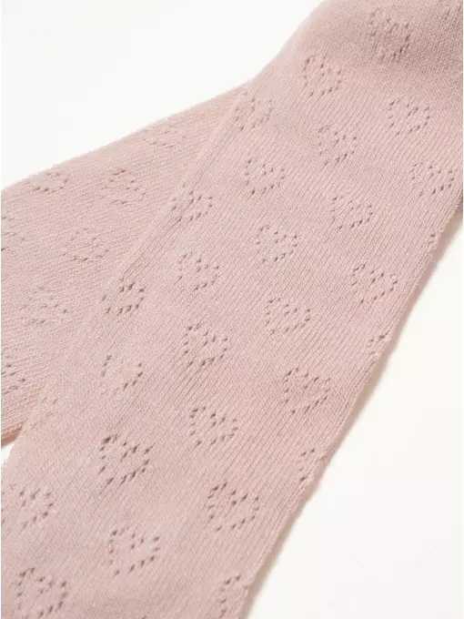 Колготки детские ажурные miss 609 пепельно-розовый, 20С-206СП, 140-146 (22), CONTE-KIDS,  - 6